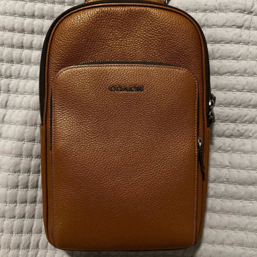 Coach Ethan Pack (Crossbody Bag) Saddle Brown